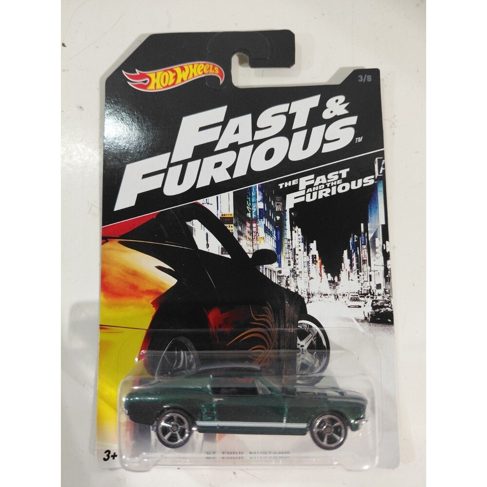 NIP Hot Wheels Fast & Furious 1:64 DieCast 1967 Ford Mustang Fastback Muscle Car